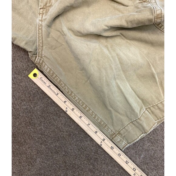 American Eagle Shorts Mens 30 Flat Front Lived In Chino Longer Length Cotton - Picture 6 of 9